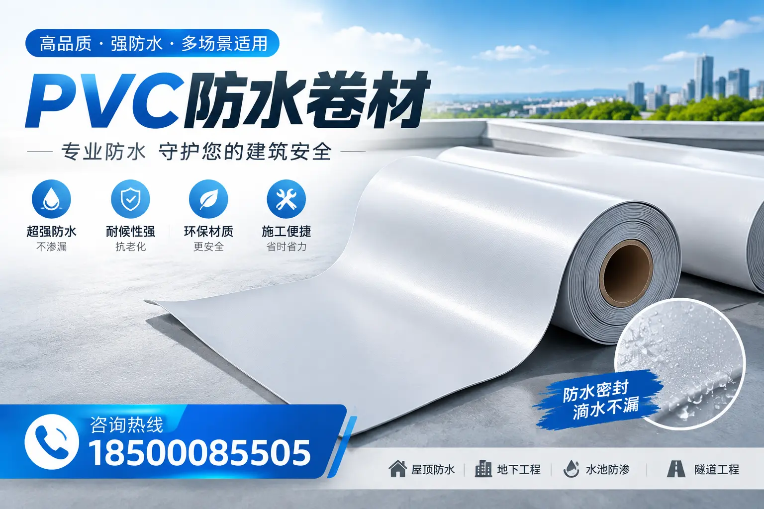 PVC防水卷材的市场竞争分析，遂宁品牌选择参考